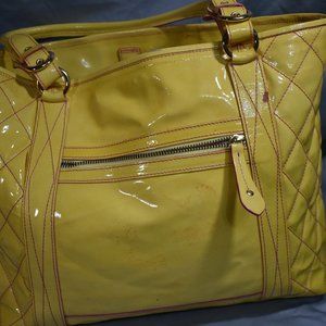Cavalcanti Yellow Leather Large Tote
